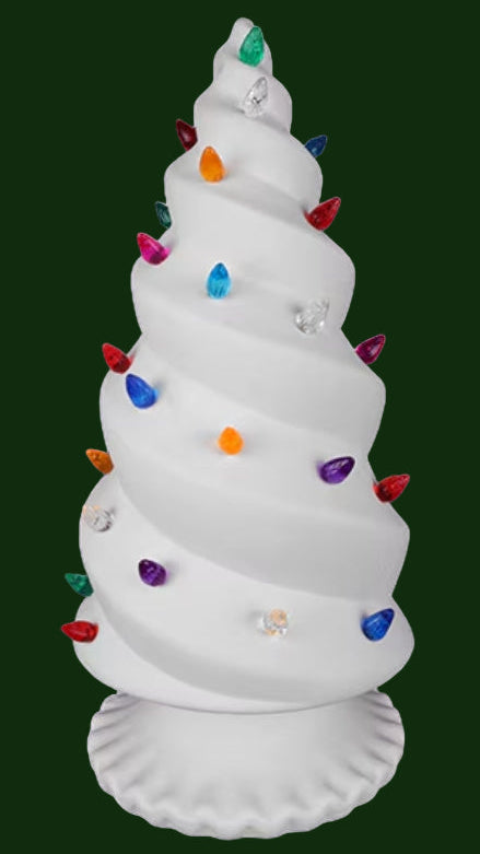 Spiral Lighted Christmas Tree