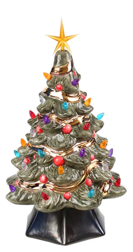 Fancy Lighted Christmas Tree