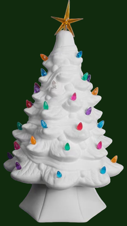 Fancy Lighted Christmas Tree