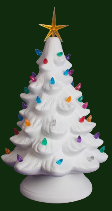 Classic Lighted Christmas Tree