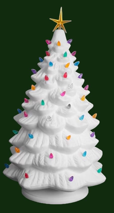 XL Classic Lighted Christmas Tree